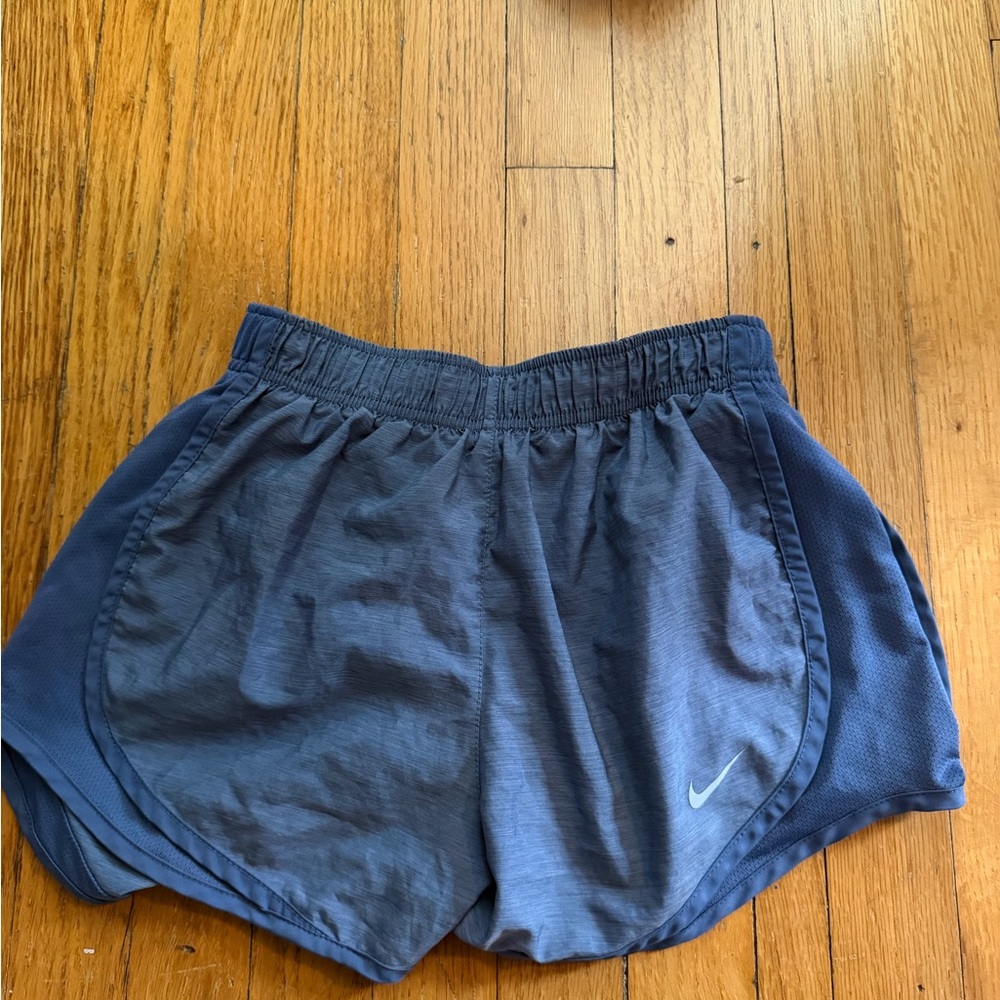 Nike Women's Navy Athletic Shorts with Swoosh
